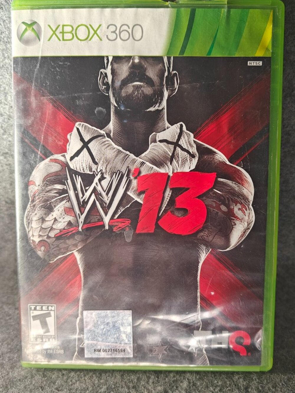 WWE ‘13 Xbox 360 PREOWNED Complete Tested Disc Case Manual